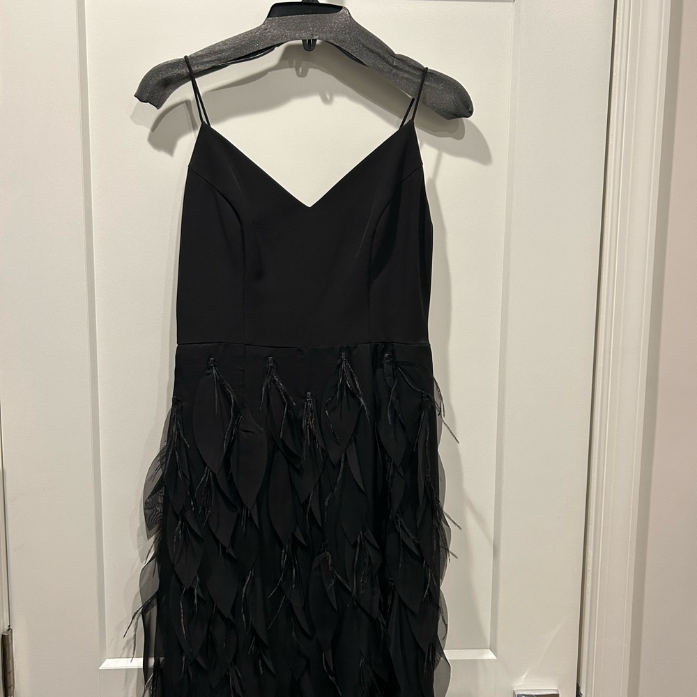 Aidan Mattox Elegant Black Cocktail Dress